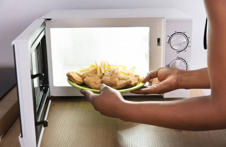 Microwaving food