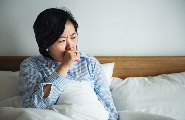 Persistent cough or wheezing
