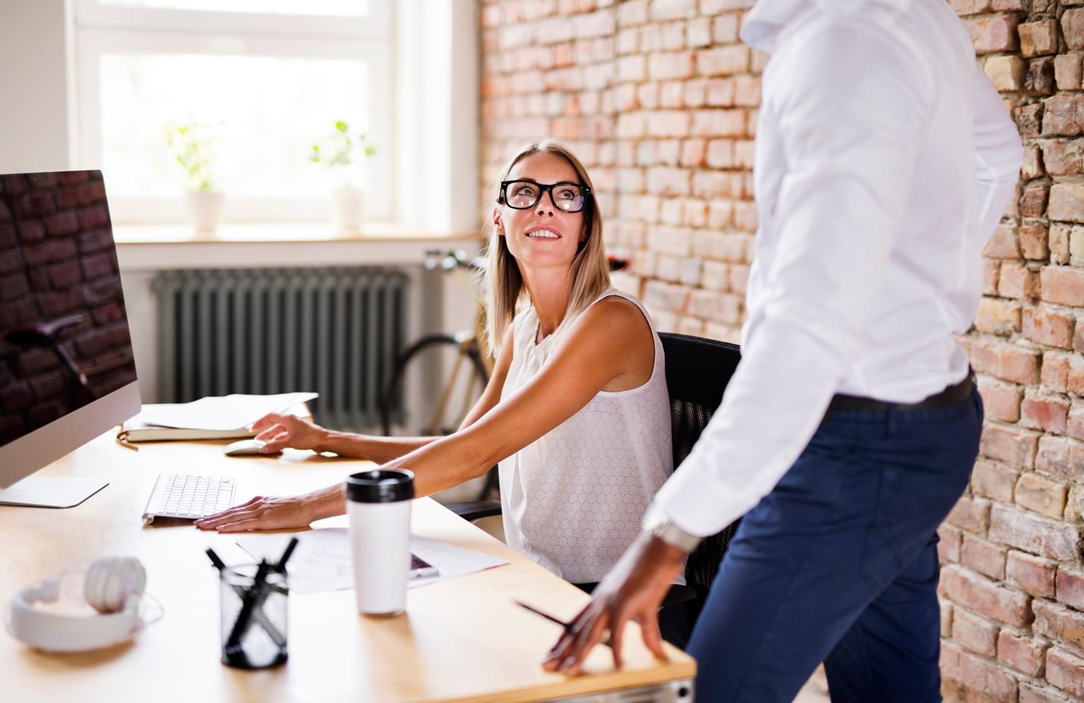 Deliver a message in person instead of sending an email