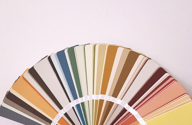 Paint swatches