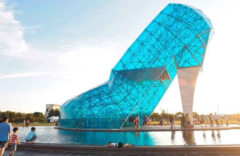 The glass slipper church in Taiwan