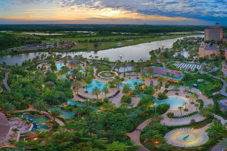 Lazy river: JW Marriott Orlando, Grande Lakes
