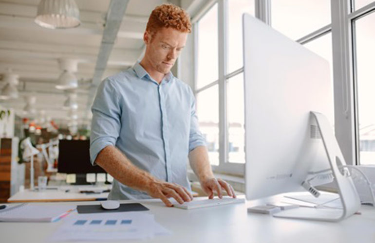 Try a standing desk