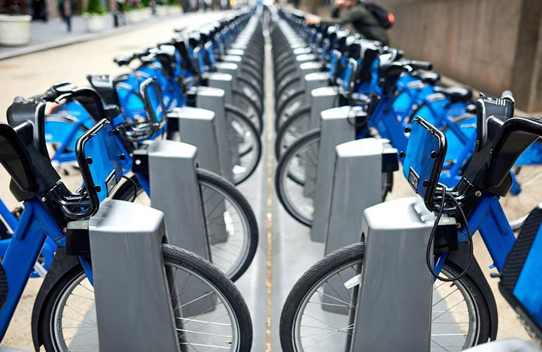 Ride a bike share
