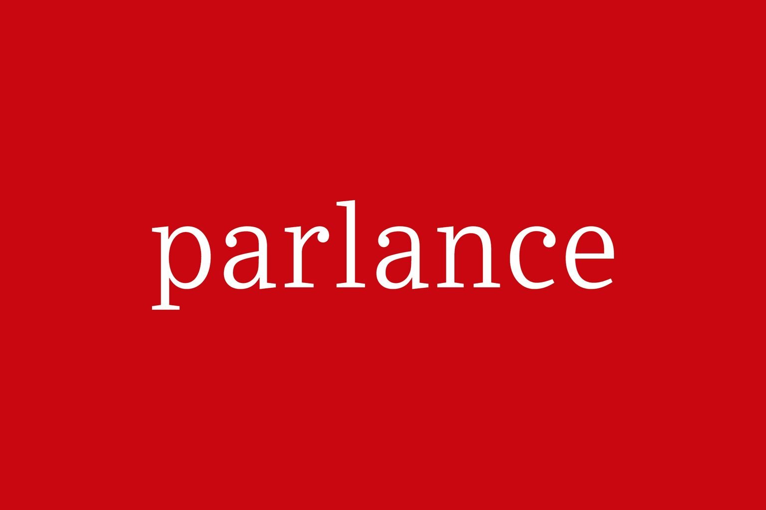 Fancy word for a manner of speaking