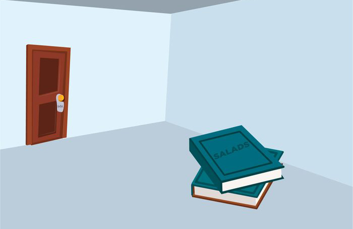A book about salad