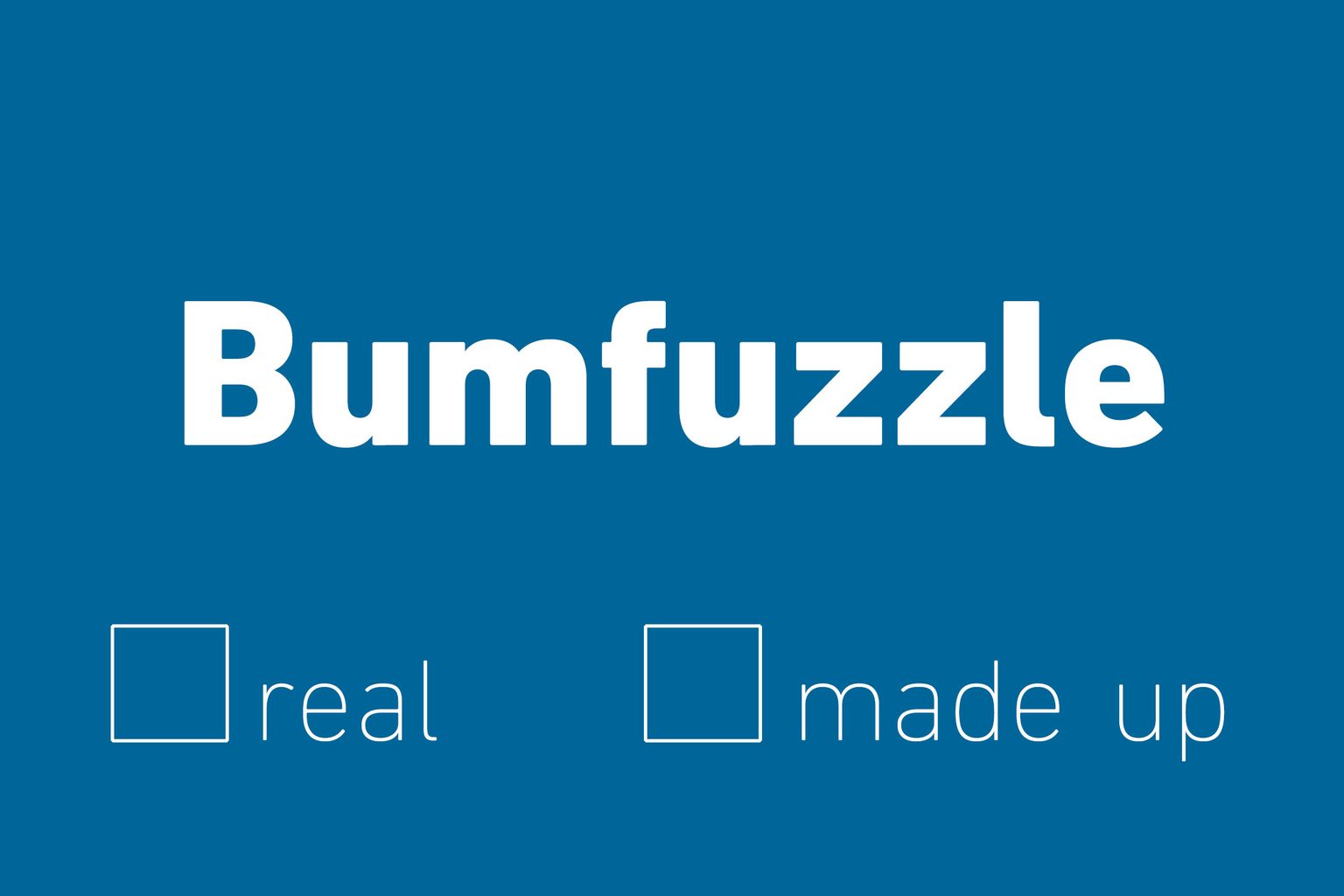Bumfuzzle