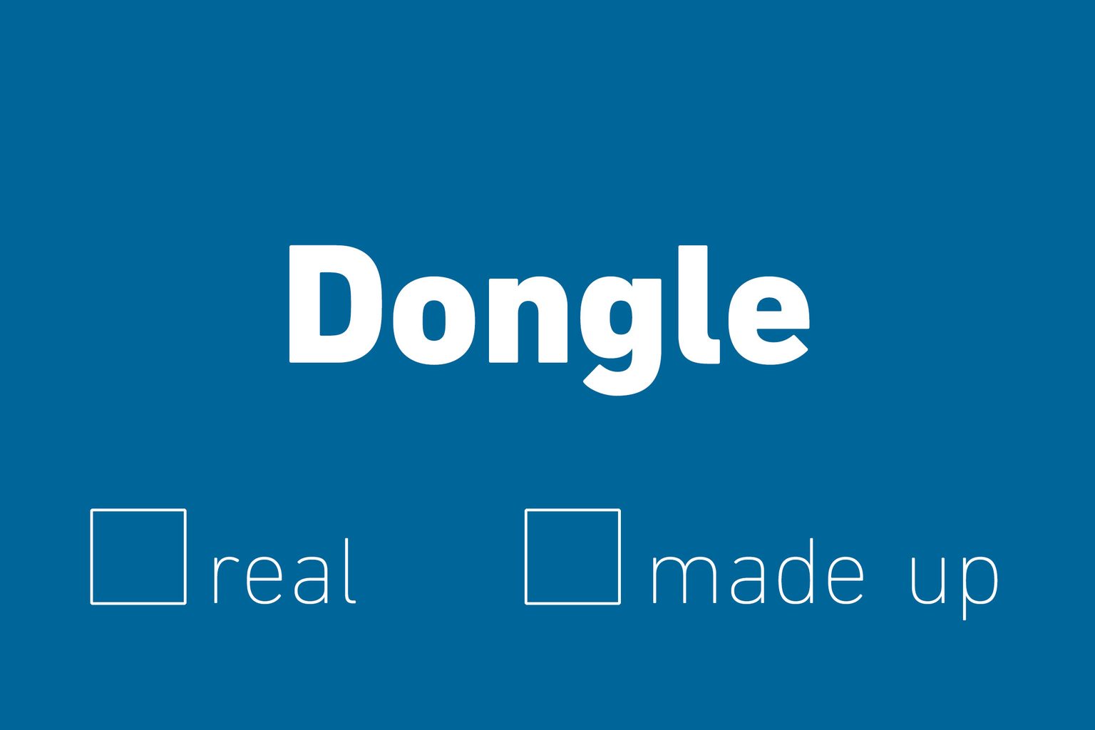 Dongle