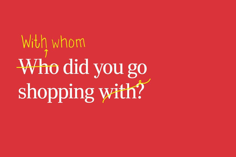 Who vs. whom