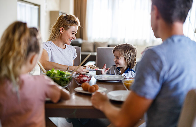 Skipping family meals