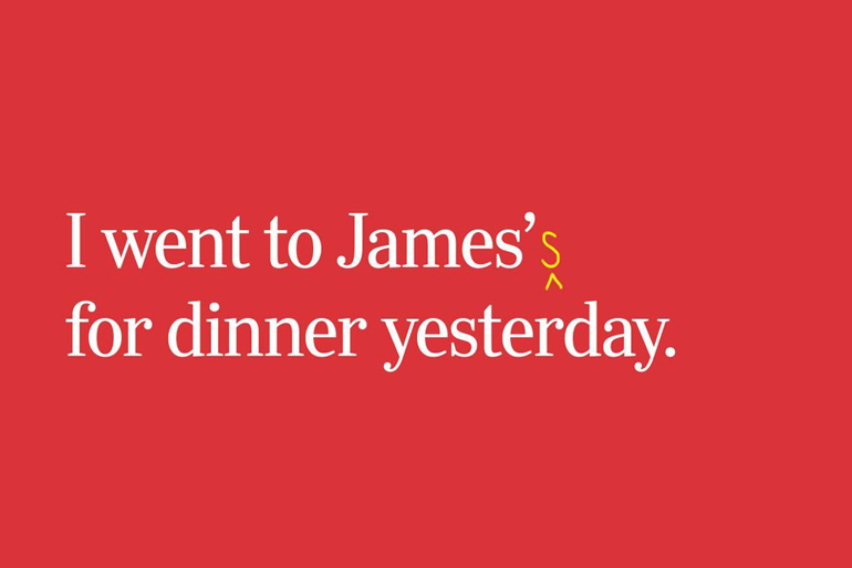 Apostrophes on words ending with S