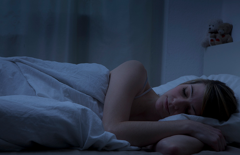 Sleep in a darker room
