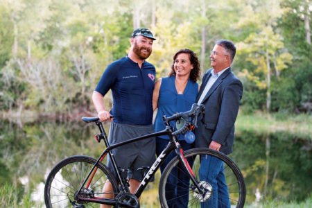 The biker with a big heart