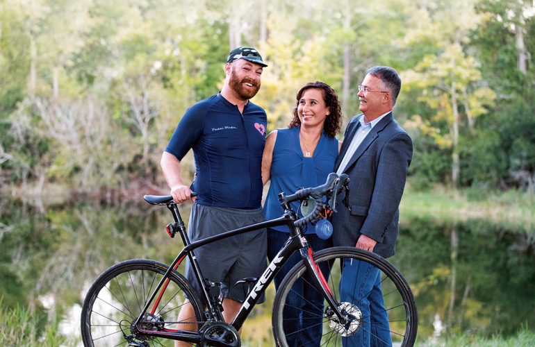 The biker with a big heart