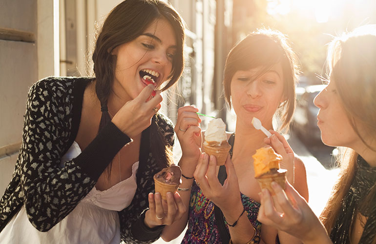 “You can tell if someone has a sweet tooth by looking at them.”