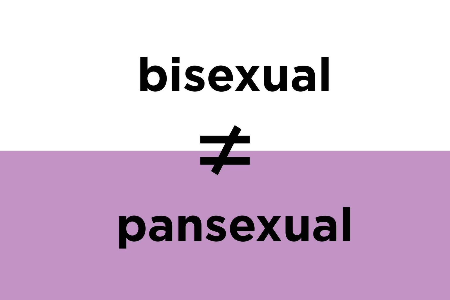 Bisexual/pansexual