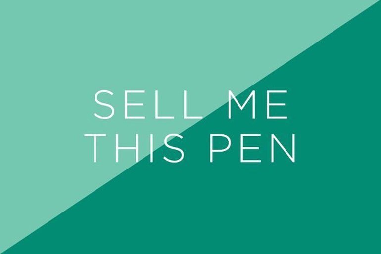 Sell me this pen