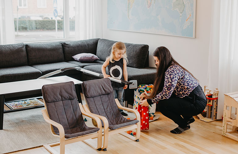 Living room cleaning tips
