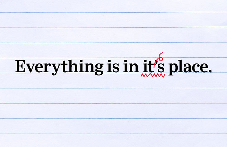 Punctuation errors