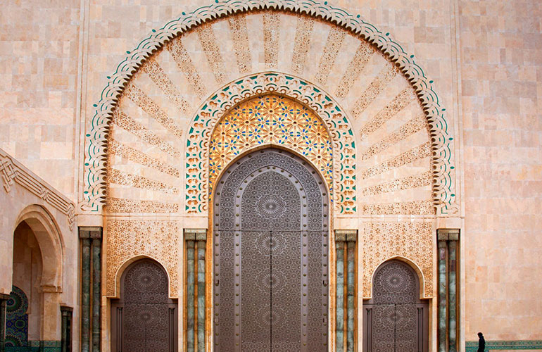 Door of the Hassan II Mosque