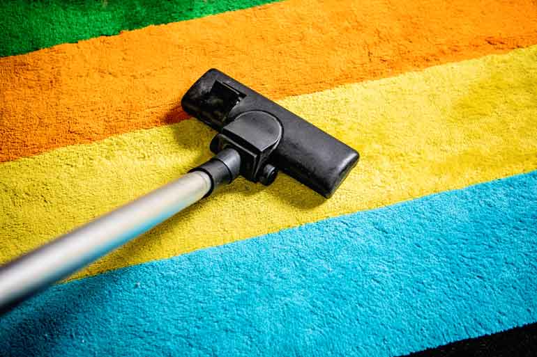 How to clean the living room floor