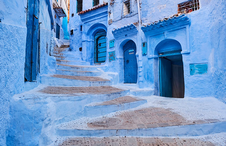 The blue city of Chefchaouen