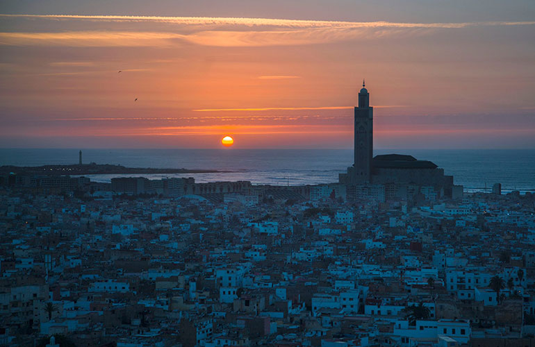 Casablanca skyline