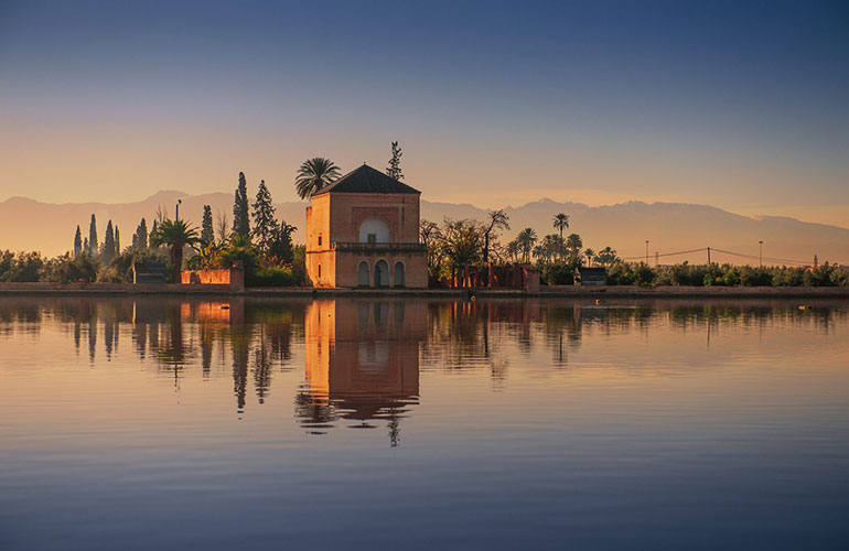 Menara pavilion and gardens