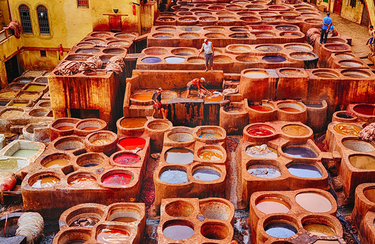 Tannery in Fez