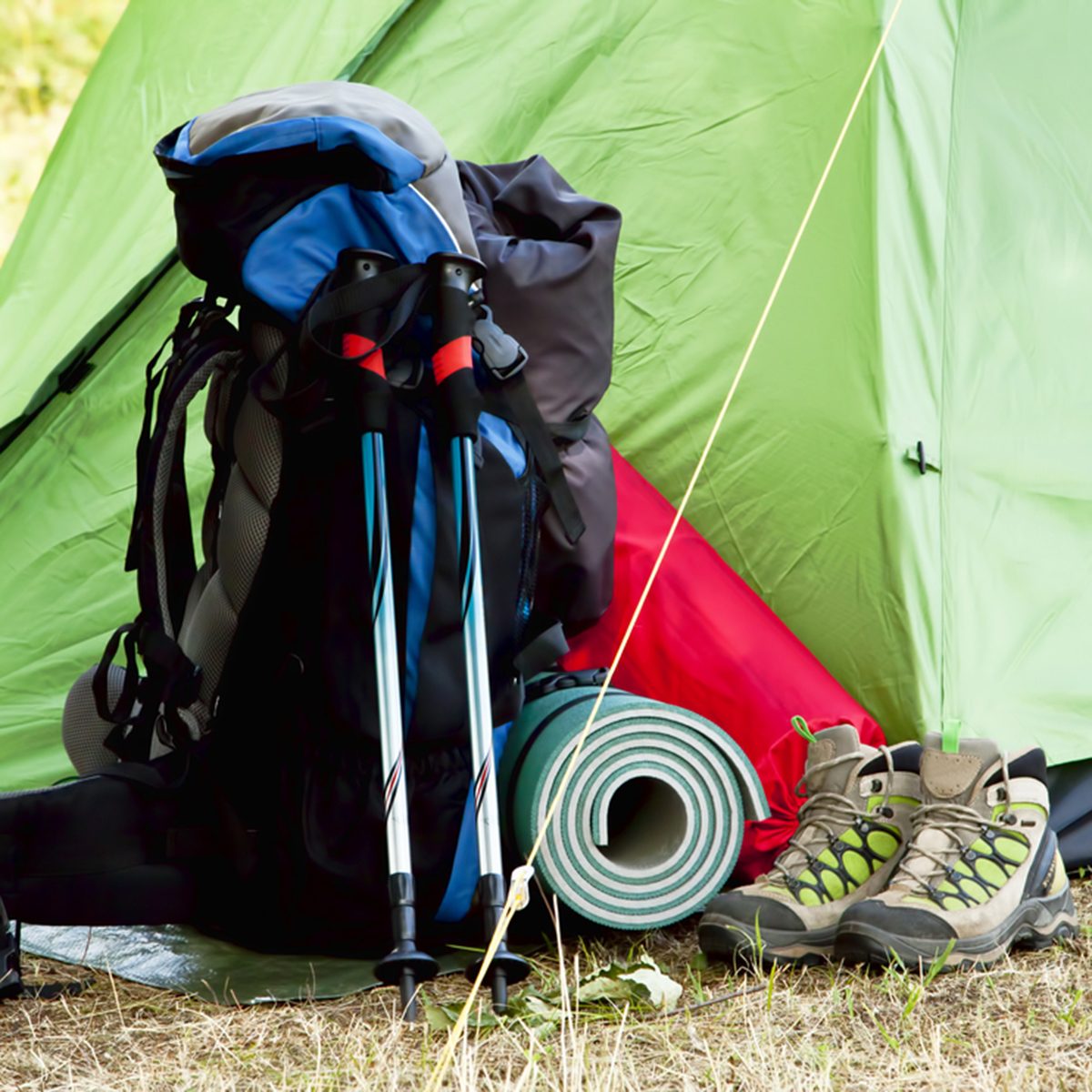 Storing toiletries in your tent