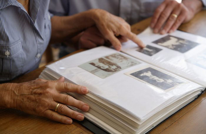 Pull out old photo albums