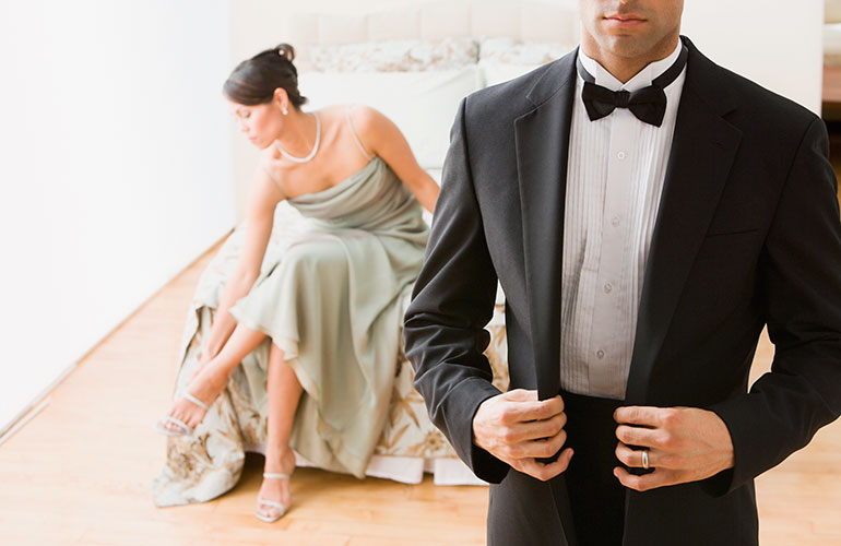 Black tie