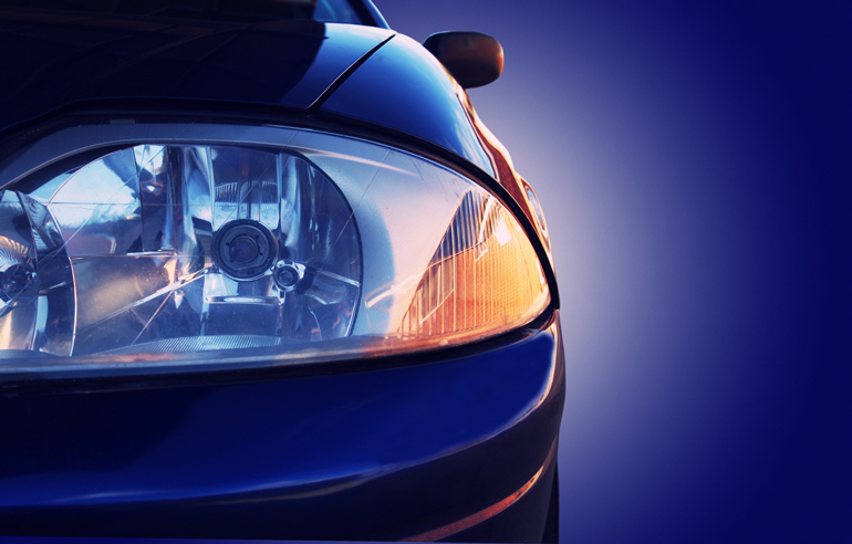 Your car makes light grinding or squeaking noises