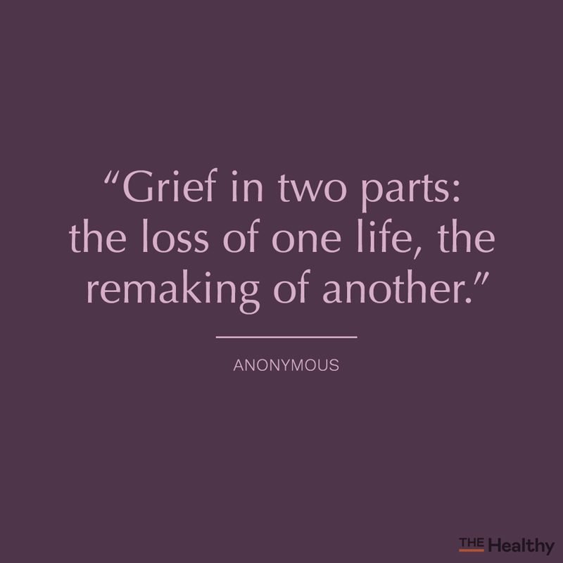 Grief can be very complicated
