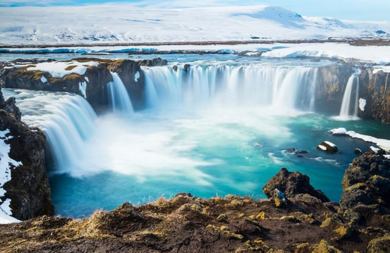 The thousand-year-old (and then some) waterfall