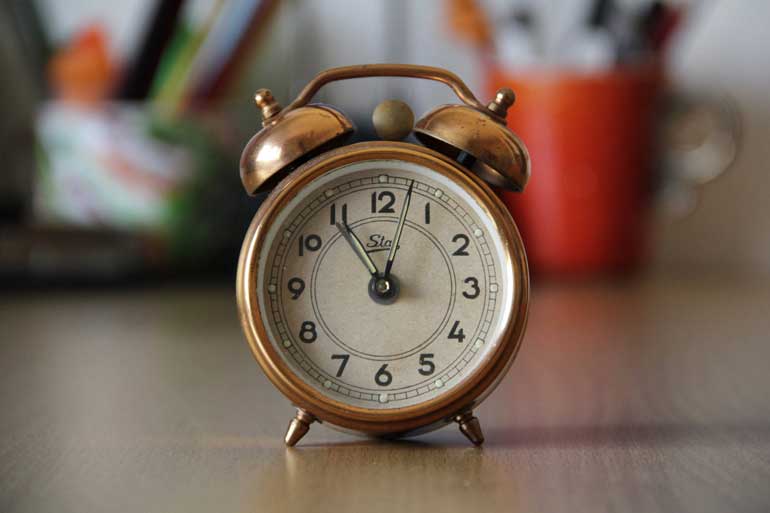 It’s daylight saving time