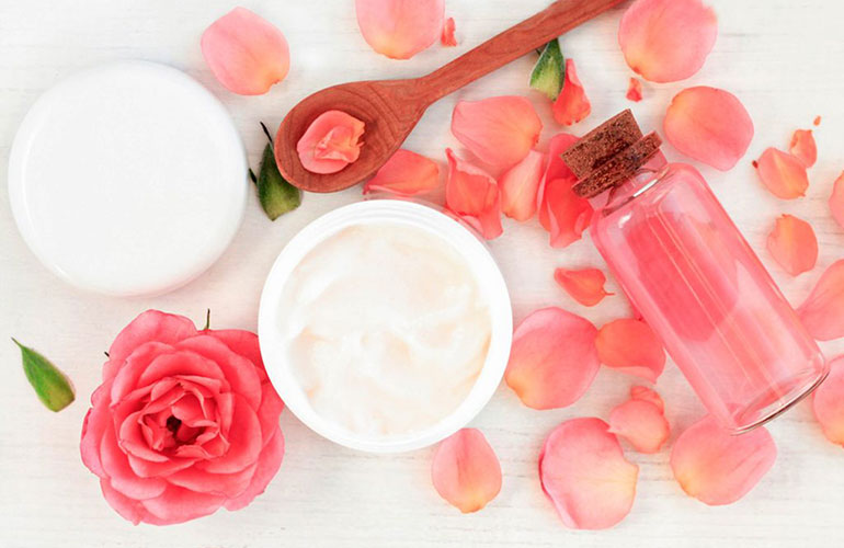A bath bomb for setting a romantic mood