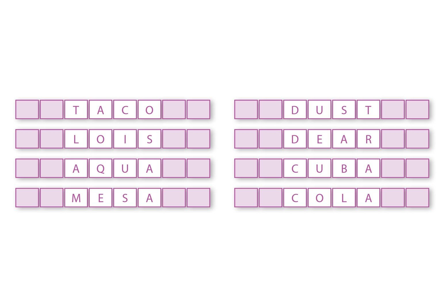 Word Centres