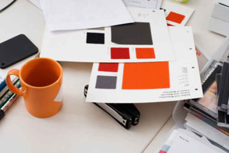 Keep your desk a little messy