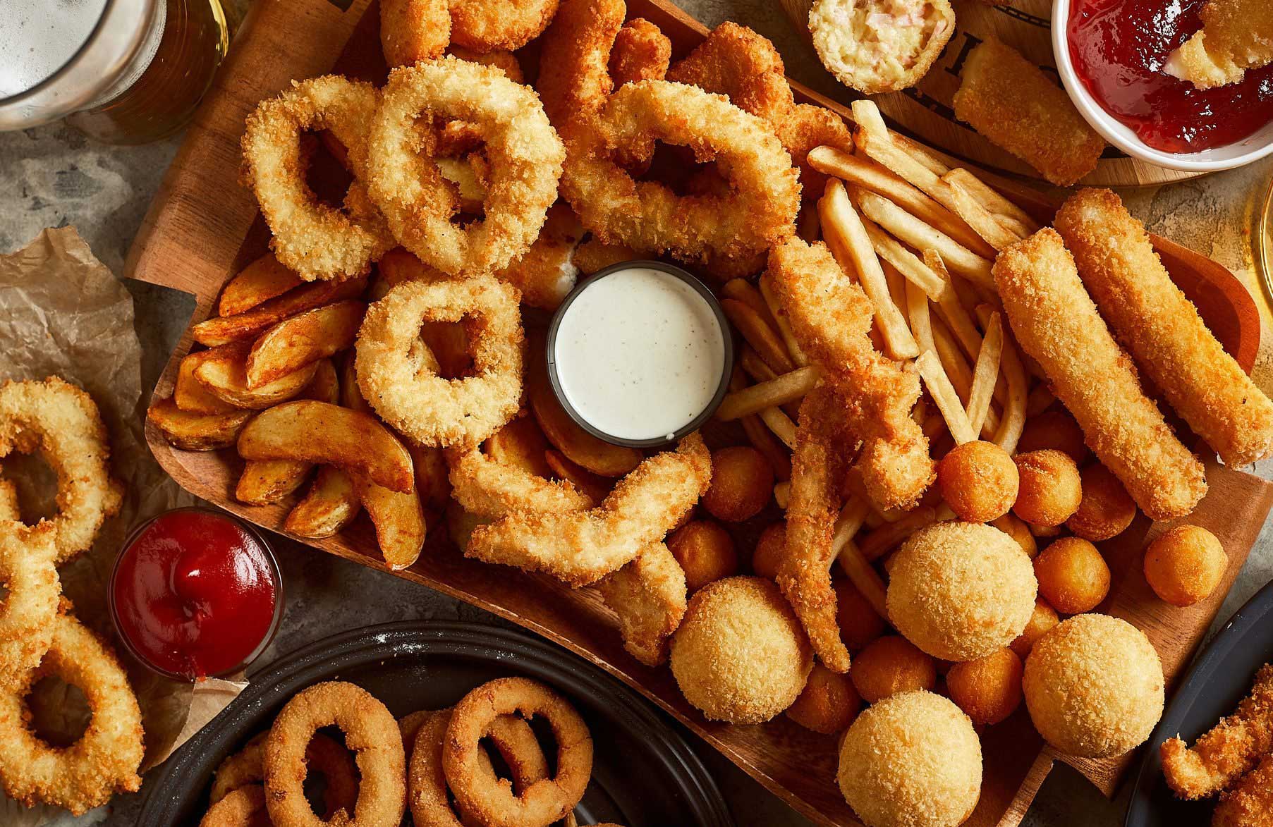 минтай в кляре ~ 500г. Fried. Deep fried food. Fried foods. жареная пища.