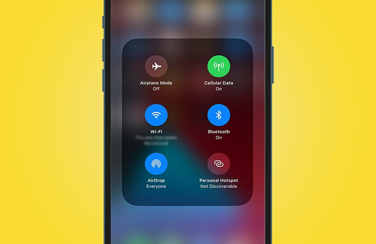 Use Bluetooth and AirDrop judiciously