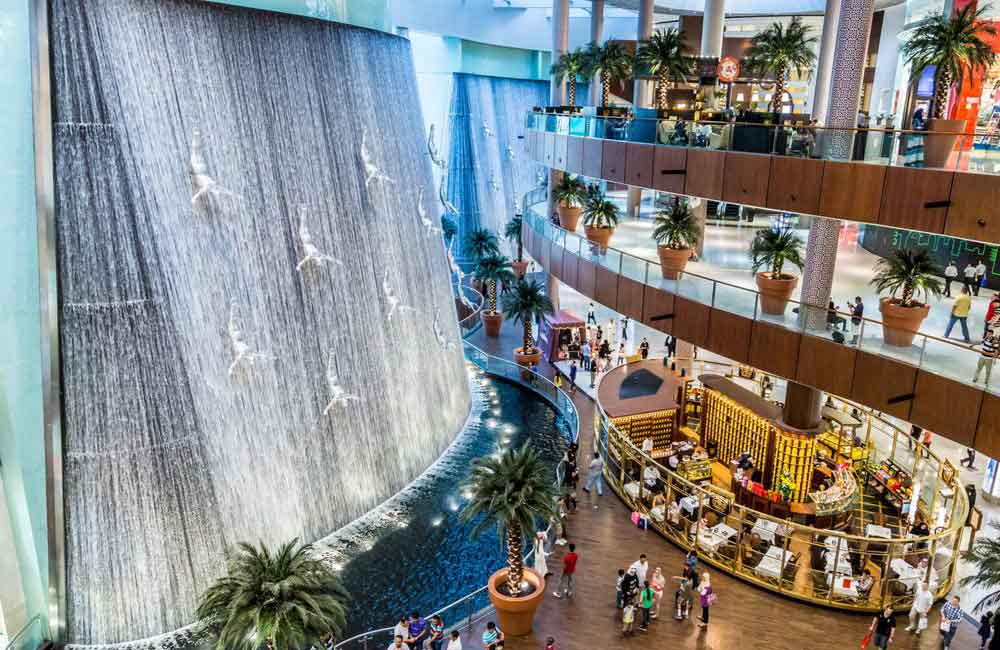 Dubai Mall Waterfall