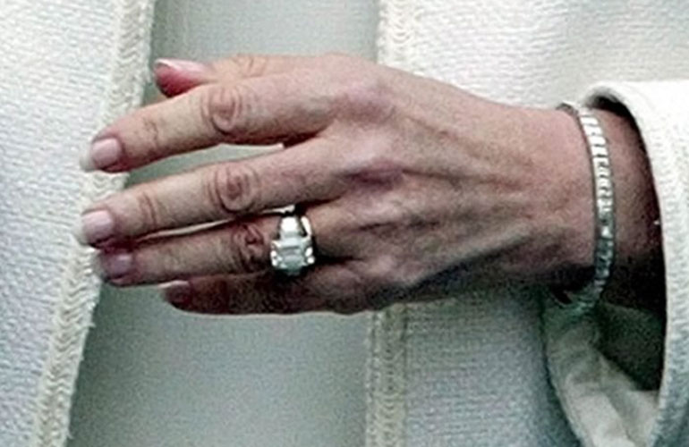 Her engagement ring has historical significance