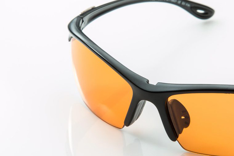Wear orange lenses