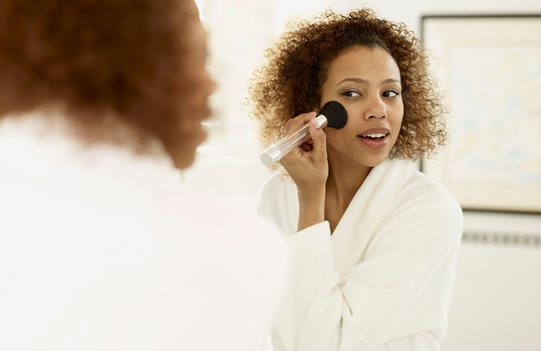Shading cheekbones instead of fillers