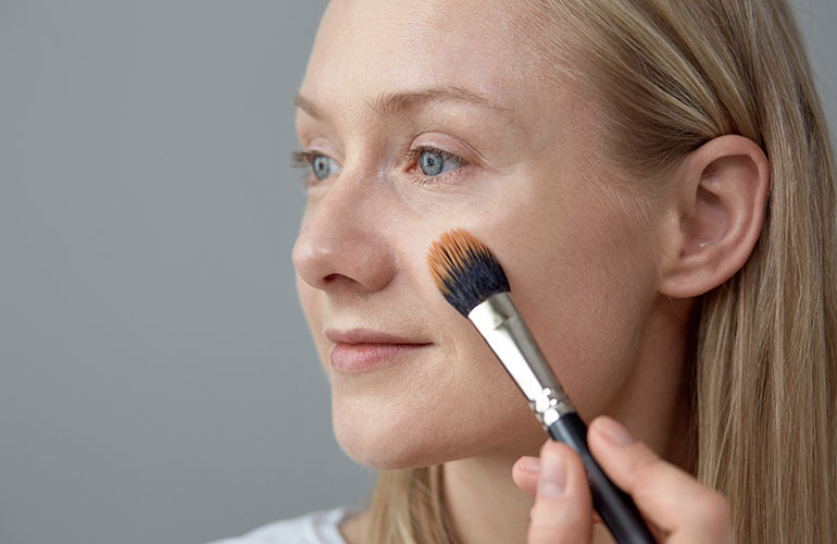 Smoothing foundation instead of Botox