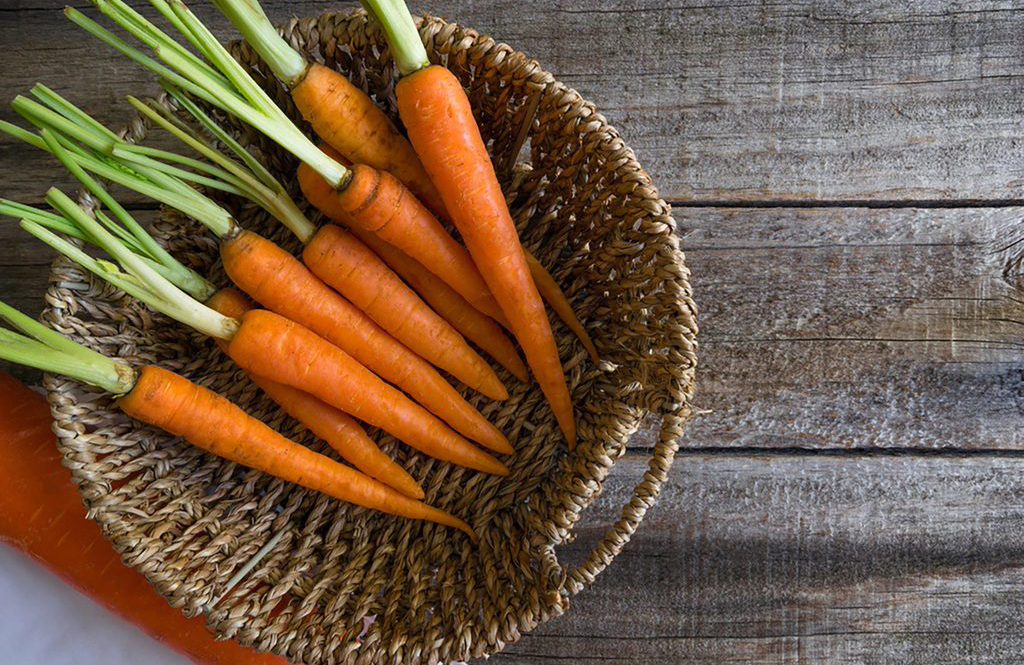 Snack on baby carrots and broccoli florets