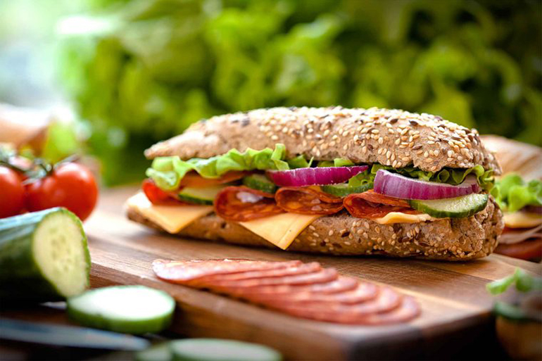 They don’t eat a whole sandwich