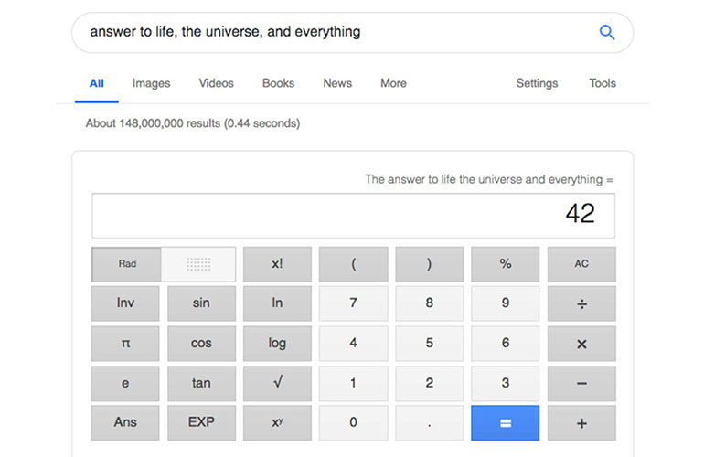 It knows the meaning of life!