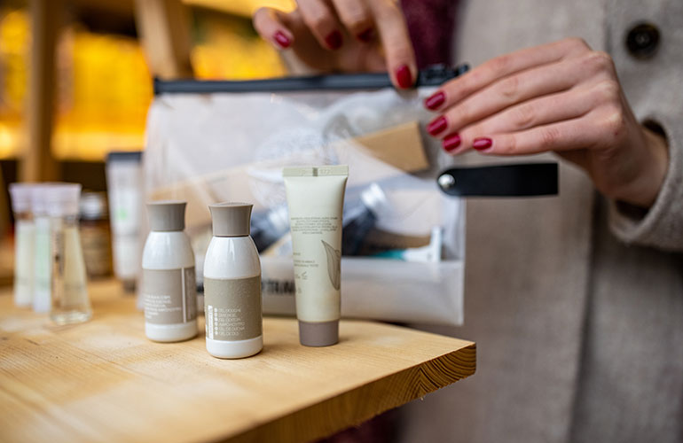 Mistake: you don’t keep your toiletries well contained